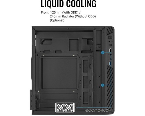 Корпус Aerocool CS-106 CS-106-S-BK-v1