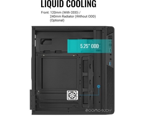 Корпус Aerocool CS-106 CS-106-S-BK-v1