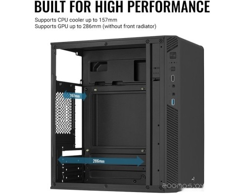 Корпус Aerocool CS-106 CS-106-S-BK-v1