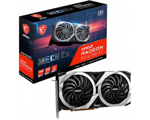 Видеокарта MSI Radeon RX 6700 XT Mech 2X OC 12GB GDDR6