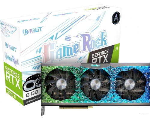 Видеокарта PALIT GeForce RTX 3070 Ti GameRock OC 8GB GDDR6X NED307TT19P2-1047G