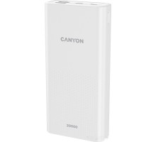 Портативное зарядное устройство Canyon CNE-CPB2001W 20000mAh (белый)