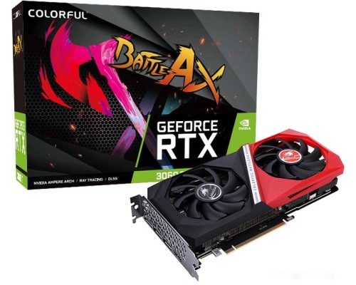 Видеокарта Colorful GeForce RTX 3060 Ti NB DUO LHR-V