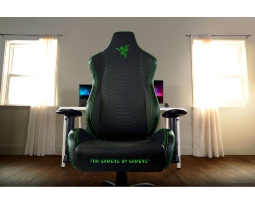 Офисное кресло RAZER Iskur X (черный/зеленый)