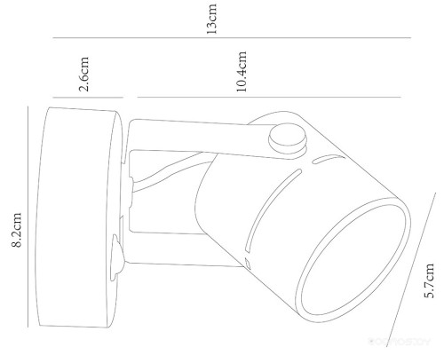 Спот Arte Lamp Mizar A1311AP-1WH