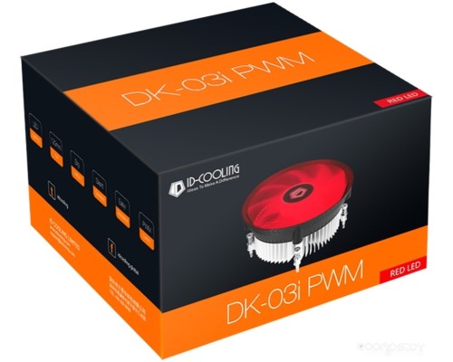 Кулер для процессора ID-COOLING DK-03i PWM Red