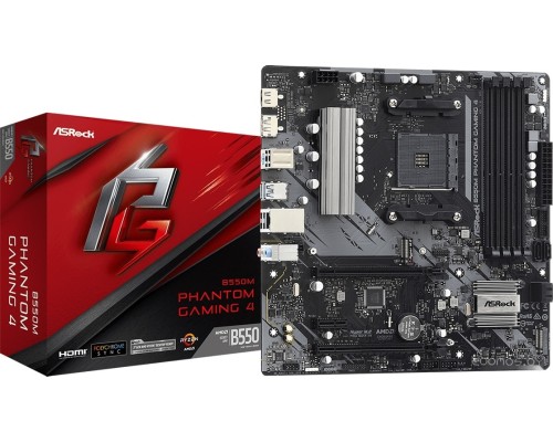 Материнская плата ASROCK B550M Phantom Gaming 4