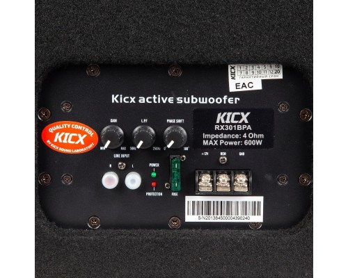 Автоакустика Kicx RX301BPA