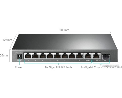 Коммутатор TP-Link TL-SG1210MPE