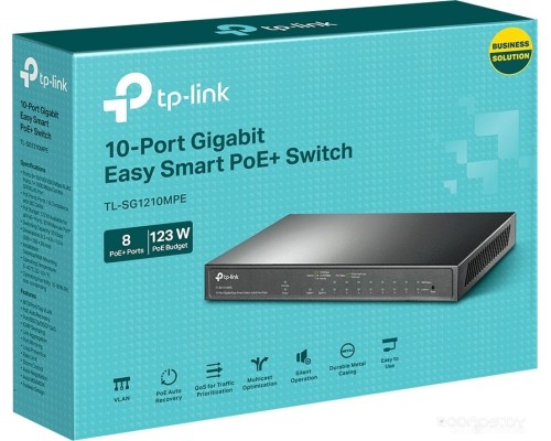 Коммутатор TP-Link TL-SG1210MPE