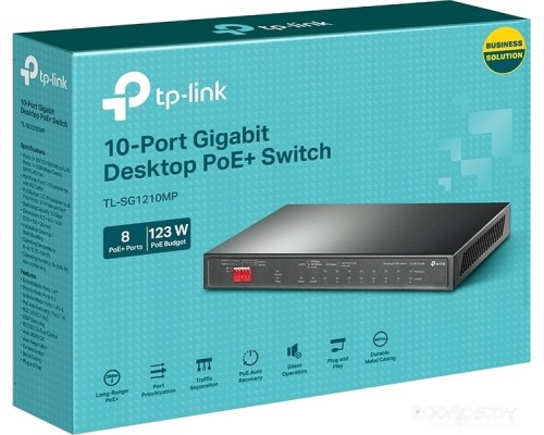 Коммутатор TP-Link TL-SG1210MP