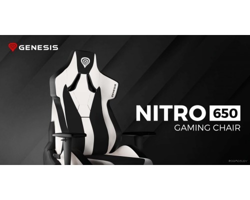 Офисное кресло Genesis Nitro 650 (черный/белый)