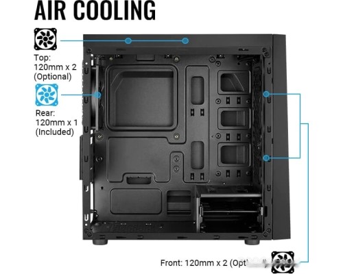 Корпус Aerocool Bolt Mini-A-BK-v1