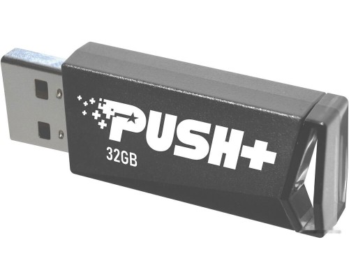 USB Flash Patriot Push+ 32GB (черный)