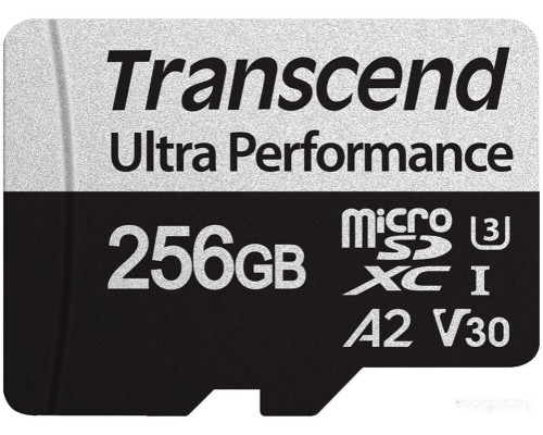 Карта памяти Transcend microSDXC 340S 256GB (с адаптером)