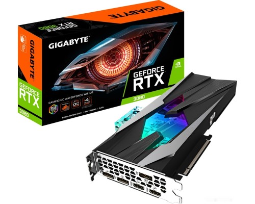 Видеокарта Gigabyte GeForce RTX 3080 Gaming OC Waterforce WB 10GB GDDR6X (rev. 2.0)