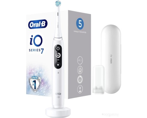 Электрическая зубная щетка Oral-B iO 7 (белый)