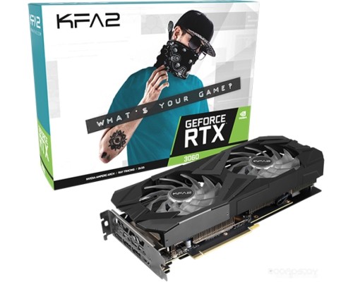 Видеокарта KFA2 GeForce RTX 3060 EX 1-Click OC 12GB GDDR6 36NOL7MD2NEK