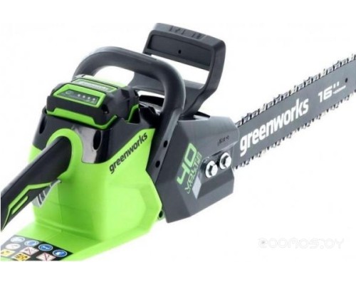 Аккумуляторная цепная пила Greenworks GD40CS18K2