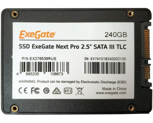 SSD Exegate Next Pro 240GB EX276539RUS