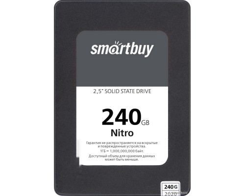 SSD SmartBuy Nitro 240GB SBSSD-240GQ-MX902-25S3