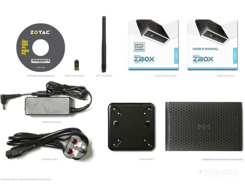 Компьютер ZOTAC ZBOX CI622 nano ZBOX-CI622NANO