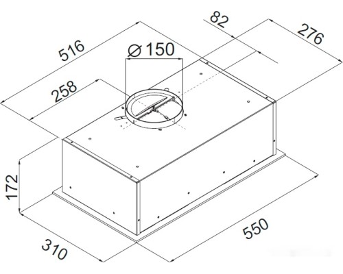 Вытяжка Monsher Indiga 55 W