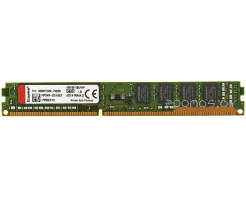 Модуль памяти Kingston ValueRAM 4GB DDR3 PC3-12800 KVR16N11S8/4WP