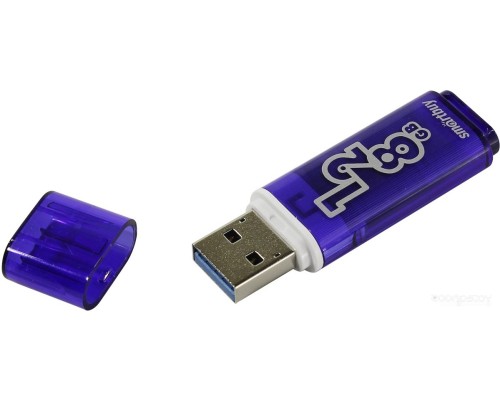 USB Flash SmartBuy Glossy 128GB (синий)