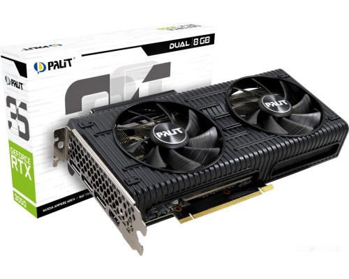 Видеокарта PALIT GeForce RTX 3050 Dual 8G NE63050019P1-190AD