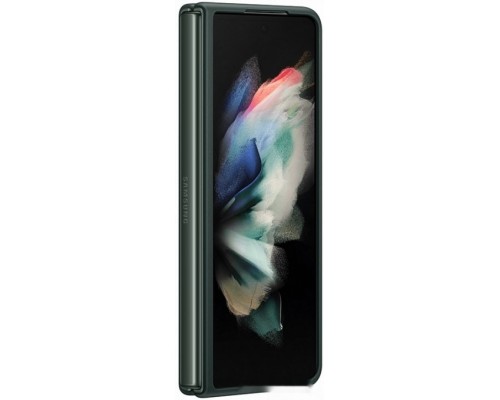 Чехол Samsung Leather Cover для Samsung Galaxy Z Fold3 (зеленый)