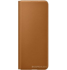 Чехол Samsung Leather Flip Cover для Samsung Galaxy Z Fold3 (коричневый)