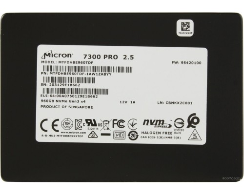 SSD MICRON 7300 Pro 960GB MTFDHBE960TDF-1AW1ZABYY