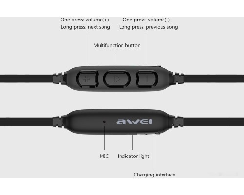 Наушники Awei AK5 (чёрный)