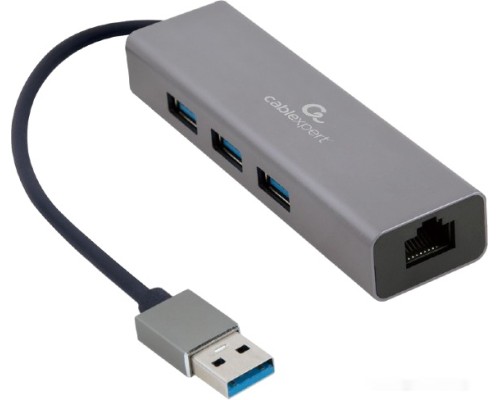 USB-хаб Cablexpert A-AMU3-LAN-01