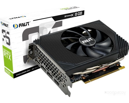 Видеокарта PALIT GeForce RTX 3050 StormX 8G NE63050019P1-190AF