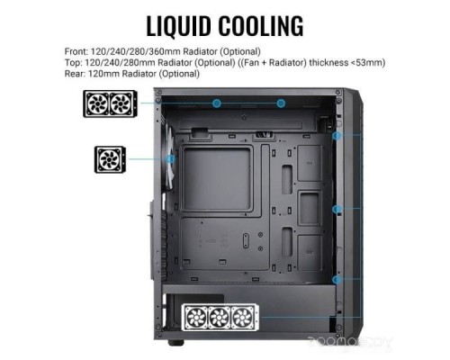 Корпус Aerocool Beam-G-BK-v2