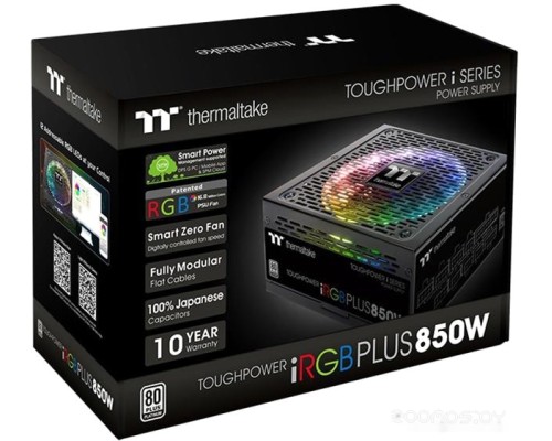 Блок питания Thermaltake Toughpower iRGB PLUS 850W Platinum TT Premium Ed. TPI-850DH3FCP