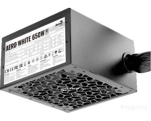 Блок питания Aerocool Aero White 650W