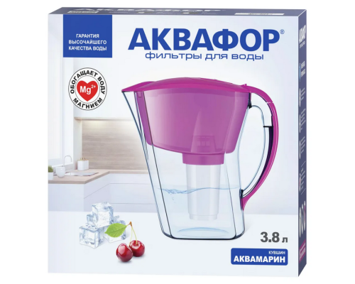 Кувшин Аквафор Аквамарин (цикламен)