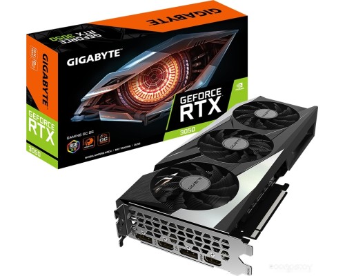 Видеокарта Gigabyte GeForce RTX 3050 Gaming OC 8G GV-N3050GAMING OC-8GD