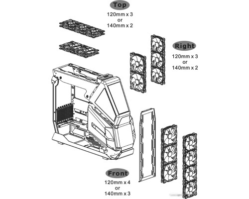 Корпус Thermaltake AH T600 CA-1Q4-00M1WN-00