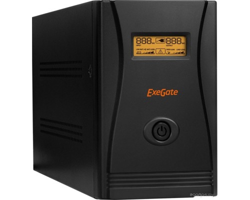 Источник бесперебойного питания Exegate SpecialPro Smart LLB-1000.LCD.AVR.C13.RJ.USB