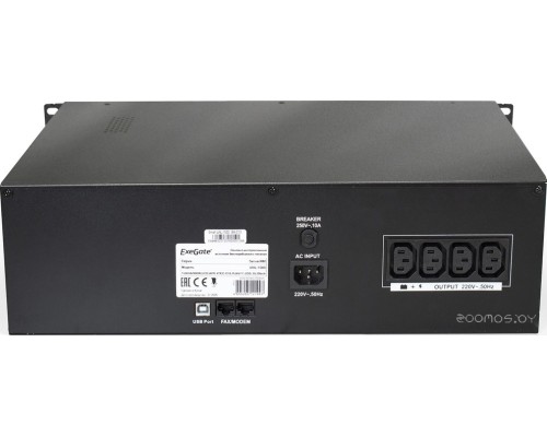 Источник бесперебойного питания Exegate ServerRM UNL-1500.LCD.AVR.C13.RJ.USB.3U