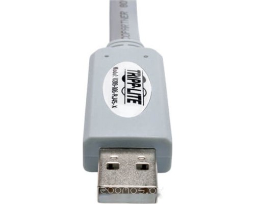Кабель TRIPP LITE USB-A - RJ45 U209-006-RJ45-X (1.8 м, серый)