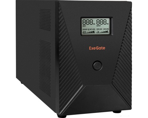 Источник бесперебойного питания Exegate SpecialPro Smart LLB-3000.LCD.AVR.EURO.RJ.USB