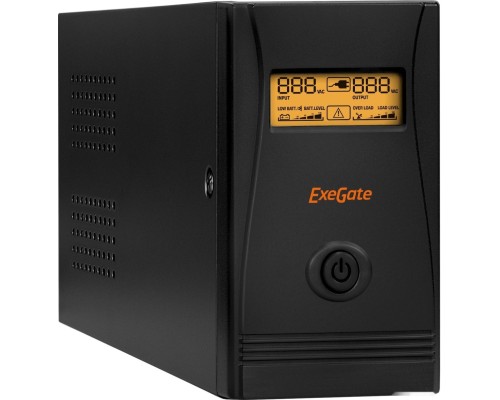 Источник бесперебойного питания Exegate SpecialPro Smart LLB-600.LCD.AVR.C13.RJ.USB