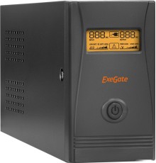 Источник бесперебойного питания Exegate Power Smart ULB-850.LCD.AVR.EURO.RJ.USB