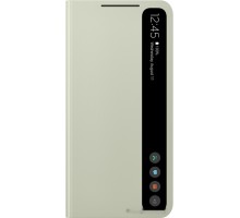 Чехол Samsung Smart Clear View Cover S21 FE (оливковый)