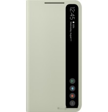 Чехол Samsung Smart Clear View Cover S21 FE (оливковый)
